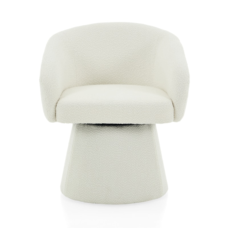 Christopher Knight Home - Calder Boucle Upholstered 360° Swivel Barrel Chair
