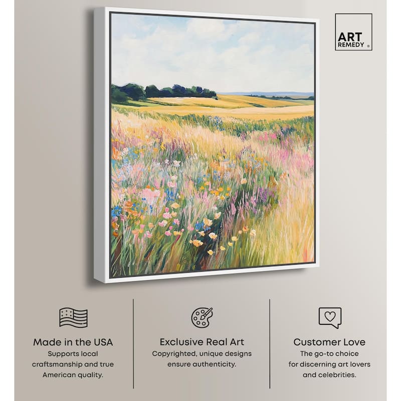 Open Field II Canvas by Art Remedy
