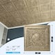 Art3d 2x2 ft. Drop Ceiling Tiles, Glue Up Ceiling Tiles,PVC Panels in Antique Gold