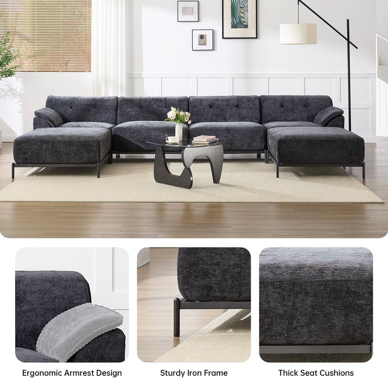 Upholstered Modular Sectional Sofa