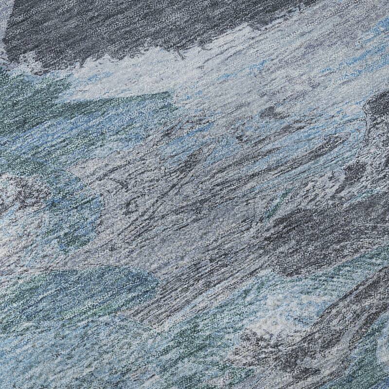 Premium Washable Super Soft Contemporary Brushstrokes Mayfield Rug