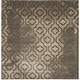 preview thumbnail 49 of 73, SAFAVIEH Porcello Sanije Geometric Trellis Area Rug 6'7" Square - Grey/Dark Grey - Square