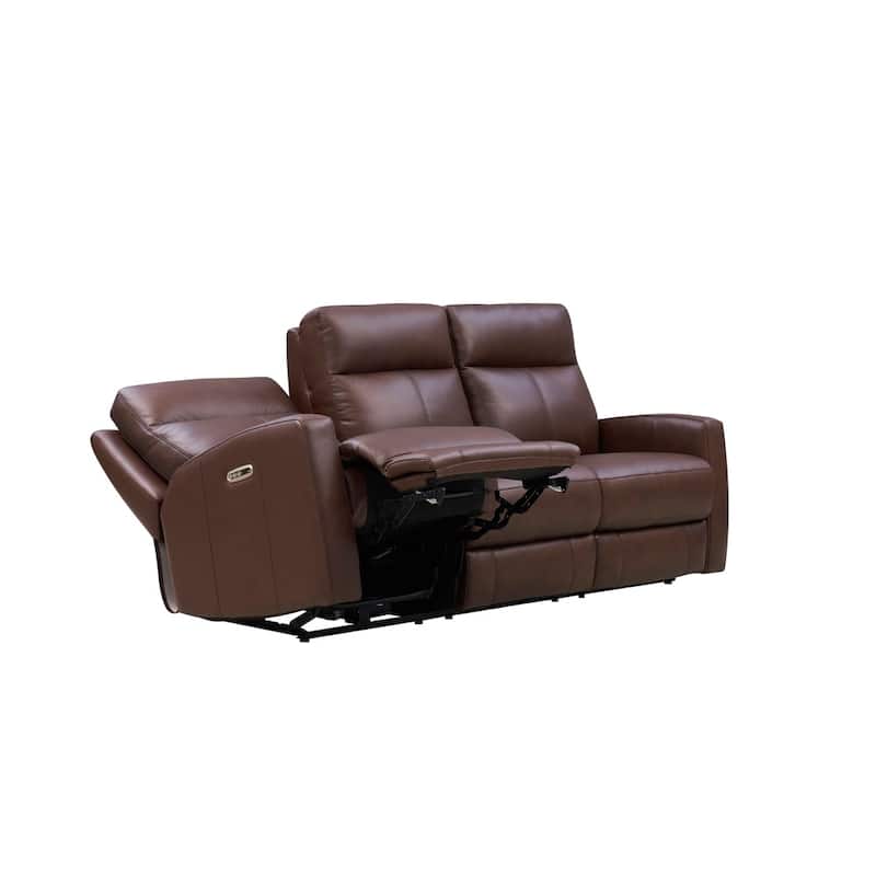 Hydeline Vienna Zero Gravity Power Recline and Headrest Top Grain Leather Sofa and Loveseat - Sofa, Loveseat