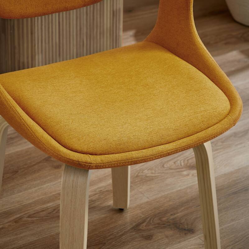 Art Leon Swivel Upholstered and Wood Accent Chair