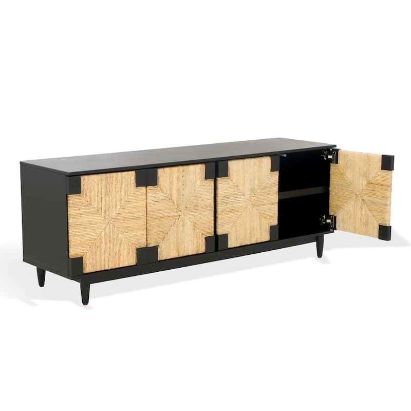 SAFAVIEH Couture Roseanne Banana Stem Entertainment Media Stand - 65"W x 18"D x 24"H