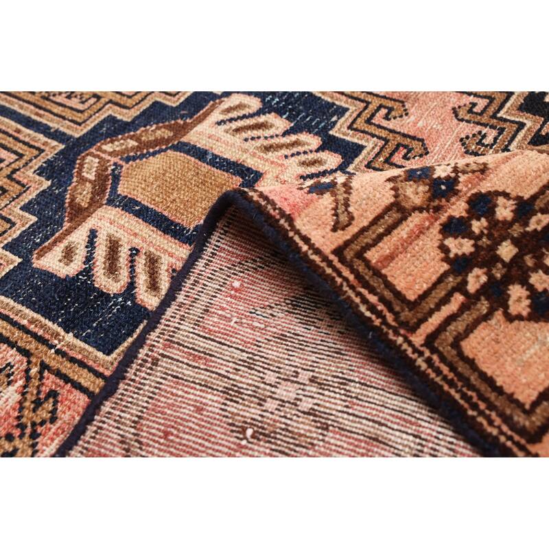 ECARPETGALLERY Hand-knotted Antalya Vintage Copper Wool Rug - 3'7 x 7'9