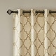 preview thumbnail 18 of 83, Madison Park Westmont Fretwork Print Grommet Top Window Single Curtain Panel