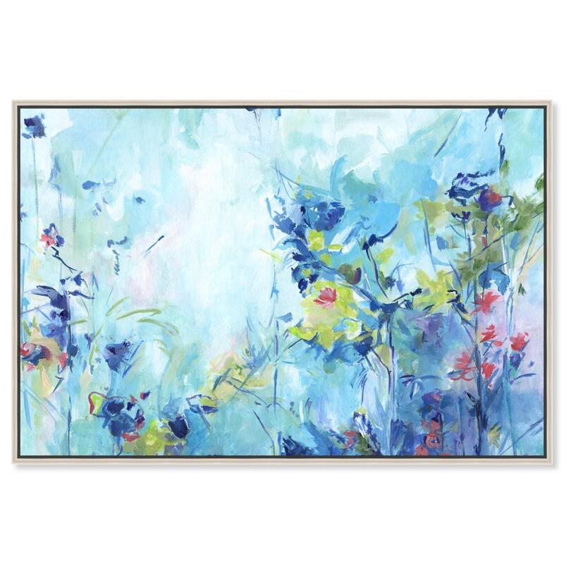 Botanical Journey Canvas by Art Remedy - Silver - 36" x 24"