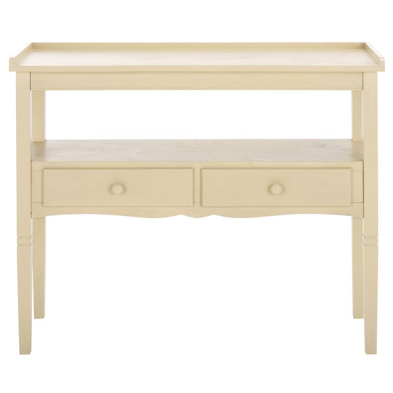 SAFAVIEH Home Araminta One Drawer Console Table - 35"W x 13"D x 30"H