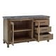 preview thumbnail 9 of 10, Steve Silver Marble Top Server Grey