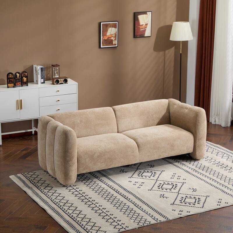 Christopher Knight Home - Tonson 83" 3-Seater Wave Design Sofa