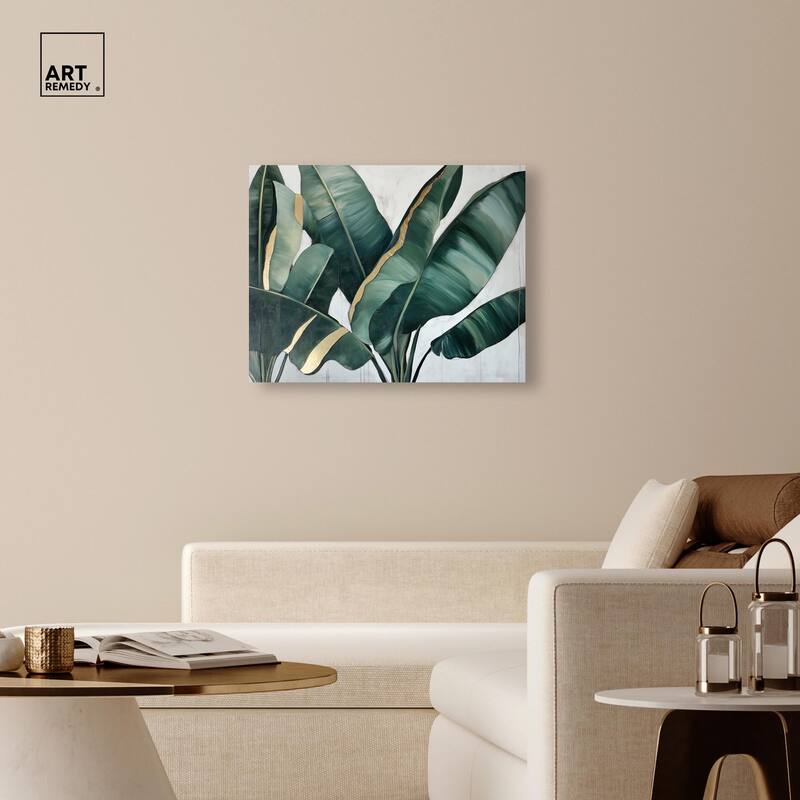 Jungle Jewel Jade I Canvas by Art Remedy, Gallery Wrapped