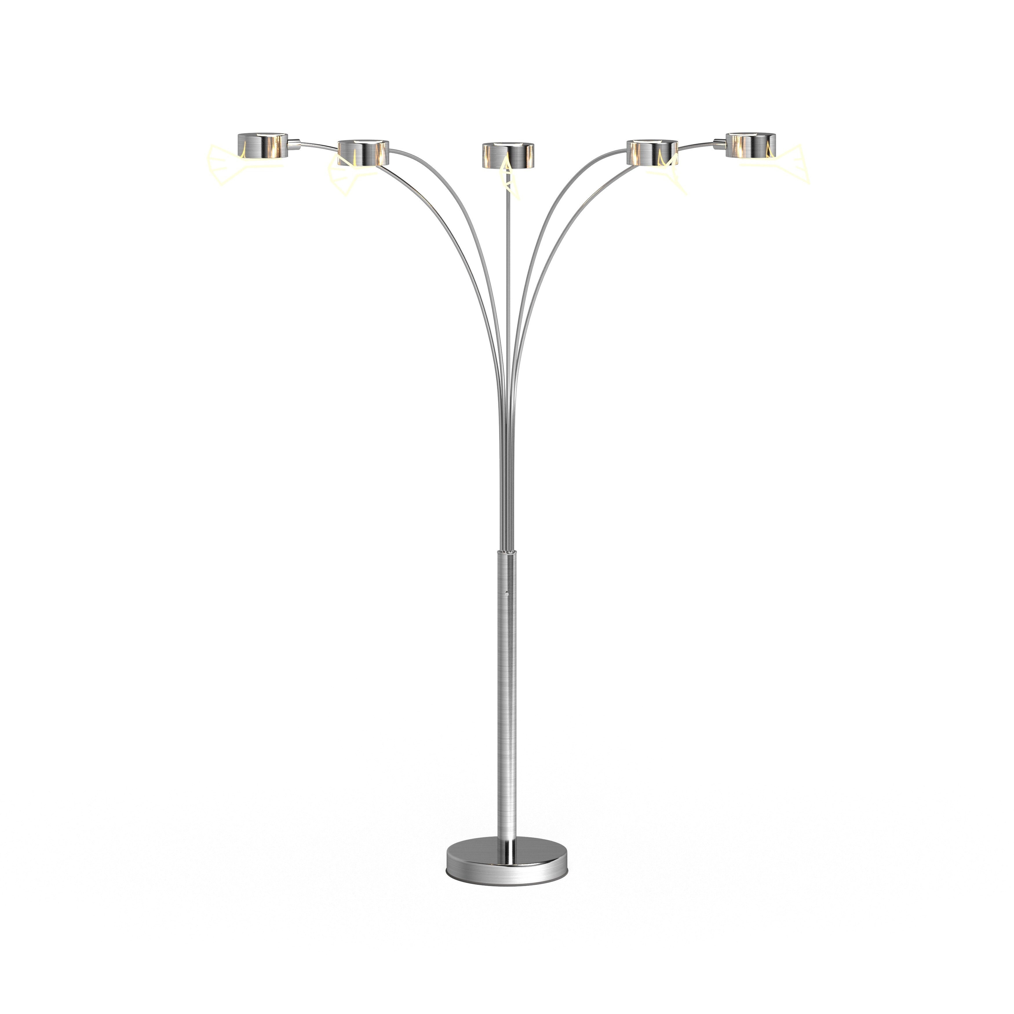 Strick & Bolton Charlie 5-Light Arched Floor Lamp