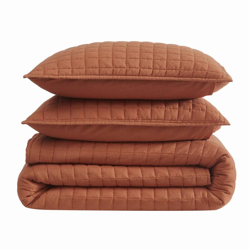 Brooklyn Loom Flax Linen Quilt Set