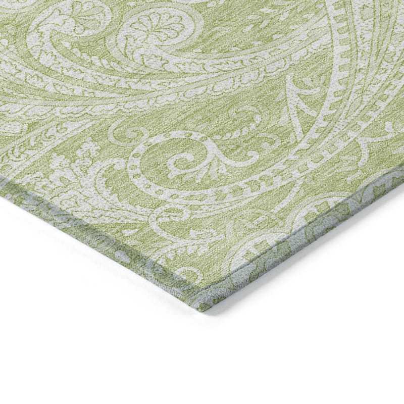 HomeRoots Paisley Transitional Rectangle Outdoor Rug