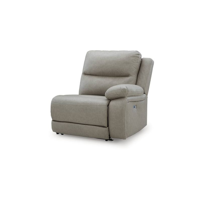 Signature Design by Ashley Brannigan Gray 2-Piece Reclining Loveseat - 80" W x 41" D x 42" H