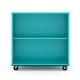 preview thumbnail 6 of 14, Tot Mate Open Double Sided Mobile Storage Locker / Bookcase - 36H Ocean