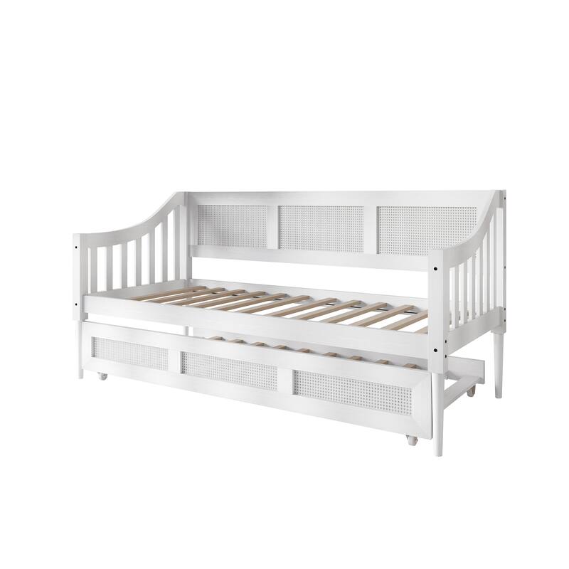 CraftPorch Modern Twin Daybed with Trundle