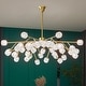 preview thumbnail 12 of 26, Modern Sputnik Chandelier Gold Glam K9 Crystal Chandelier Pendant Light 70.86 inch - 40 Light