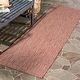 preview thumbnail 28 of 177, SAFAVIEH Courtyard Jonell Indoor/ Outdoor Patio Backyard Rug 2'3" x 10' Runner - Red/Beige