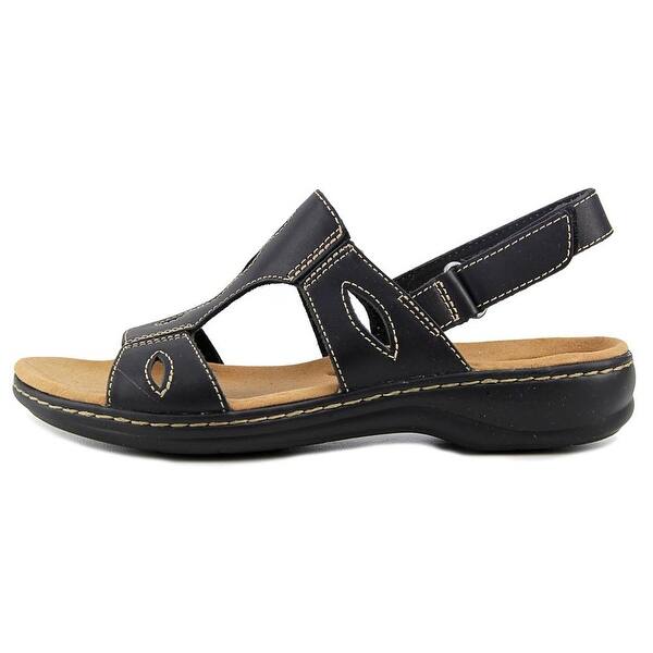 Shop Clarks Leisa Lakelyn Women Open Toe Leather Black Slingback