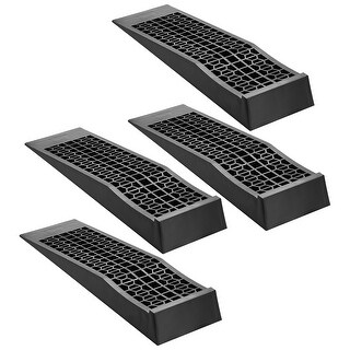 Chevron Ramp UIMOSO Car Ramps, 4 PCS 20000 lbs GVW Capacity, 2.56 in Lift Height ...