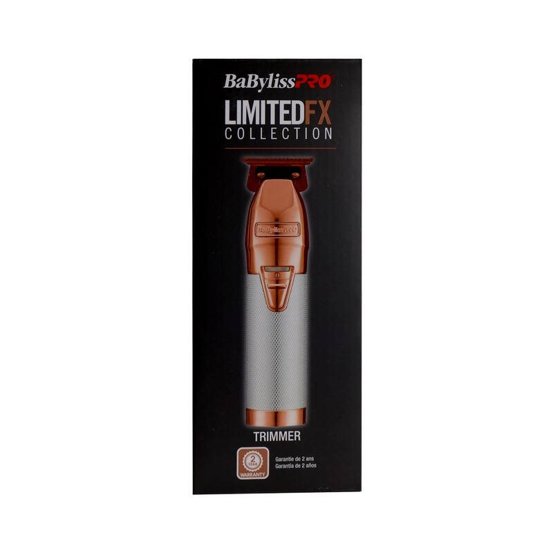 BaByliss Pro LIMITEDFX Collection Limited Edition Trimmer and Double Foil Shaver Rose Gold FXDUOFS2TRG + Comb Set Rose Gold