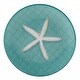 Certified International Ocean View Salad Plates - Set Of 4 Multicolor 9-Inch Seashell Design Plates
