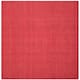 SAFAVIEH Handmade Natural Fiber Bariaa Jute Rug - 4' Square - Red