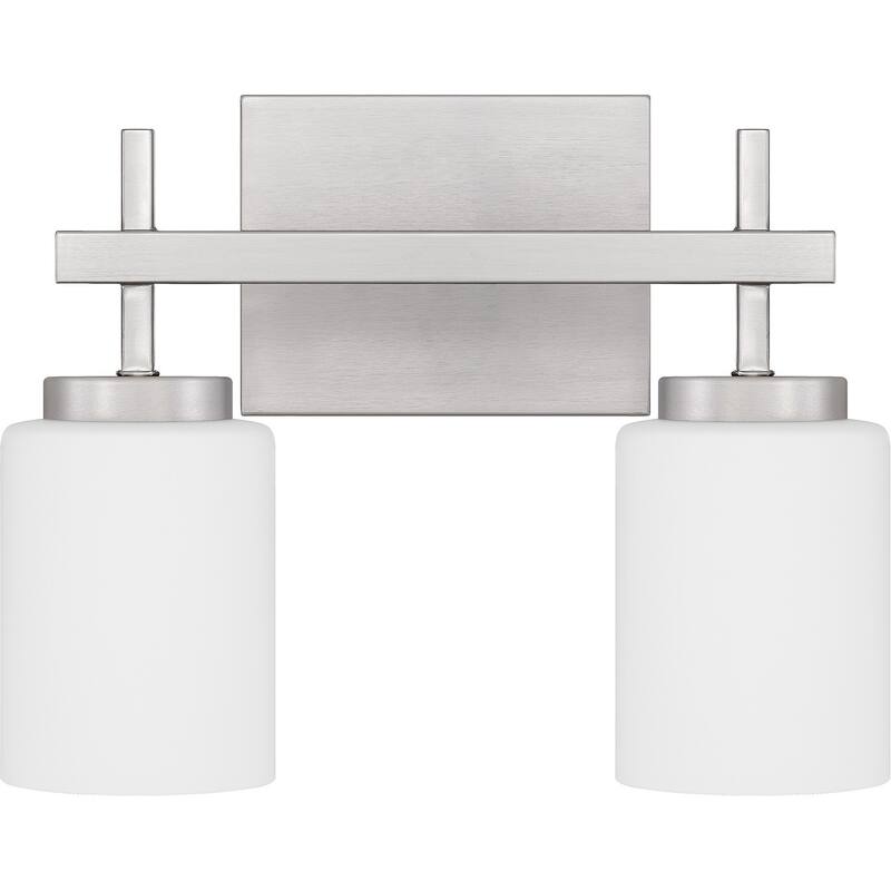 Wilburn 2-Light Bathroom Vanity Light - Brushed Nickel