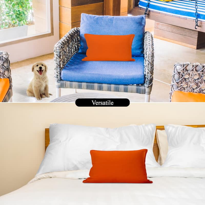 A1HC All-weather Waterproof Outdoor Throw Pillow Covers, Set of 2