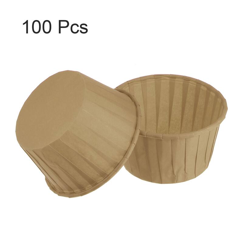 100Pcs Cupcake Baking Cups 3.5oz Standard Size Paper Cupcake Liners