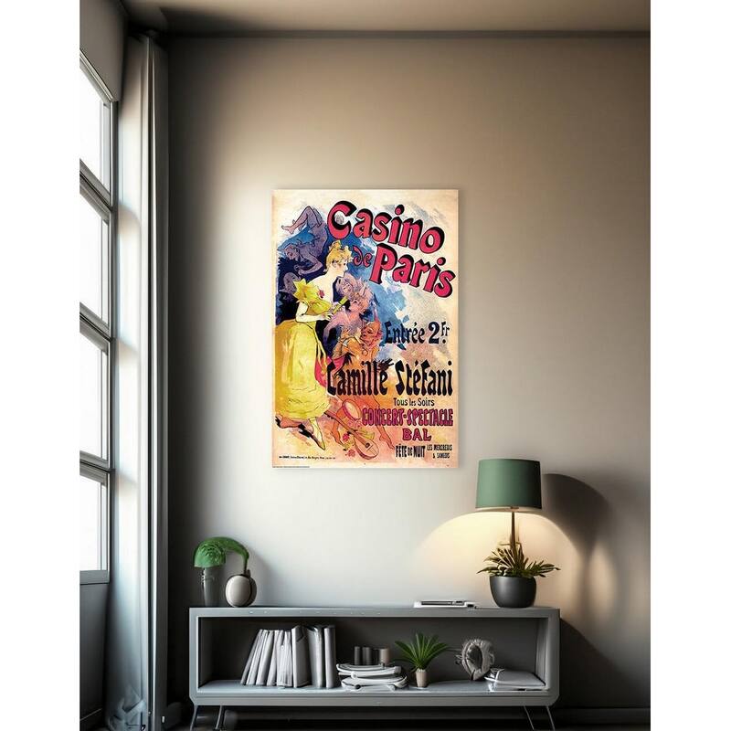 Casino De Paris Vintage Advertisinent Art Poster - 24 x 36 Inch