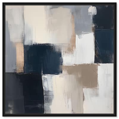 Blue Mood Depth III Canvas by Art Remedy