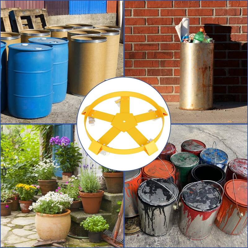 55 Gallon Drum Dolly, 1000lbs Capacity Heavy Duty Trash Can Dolly