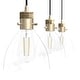 preview thumbnail 14 of 13, Hunter Van Nuys 3-Light Linear Cluster Pendant - Kitchen Island, Dining Room - Vintage, Industrial, Contemporary