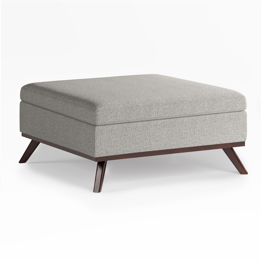 Square Coffee Table Storage Ottoman