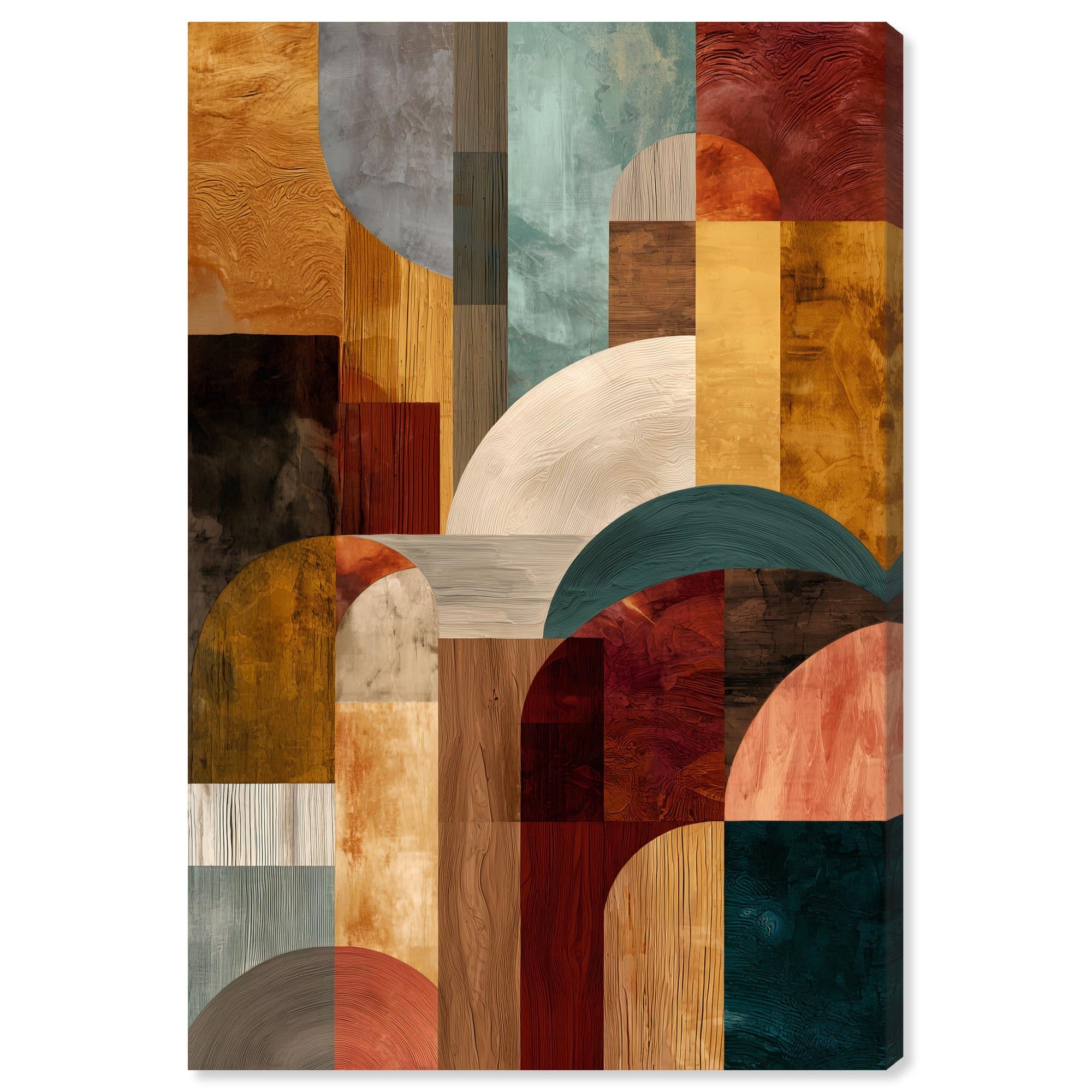 Contemporary III Bright Wall Decor Canvas Print by Art Remedy