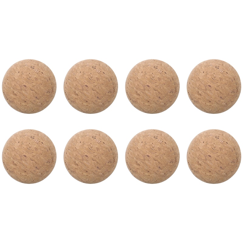 8 Pcs Wine Cork Ball, Wooden Cork Ball Stopper Cork Caps Stoppers
