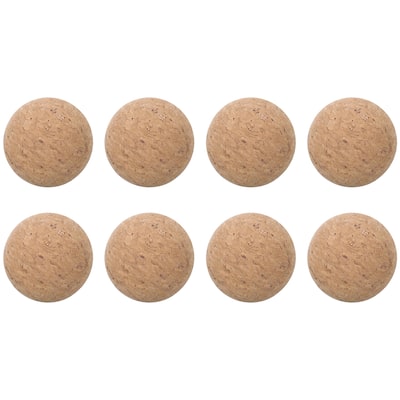 8 Pcs Wine Cork Ball, Wooden Cork Ball Stopper Cork Caps Stoppers