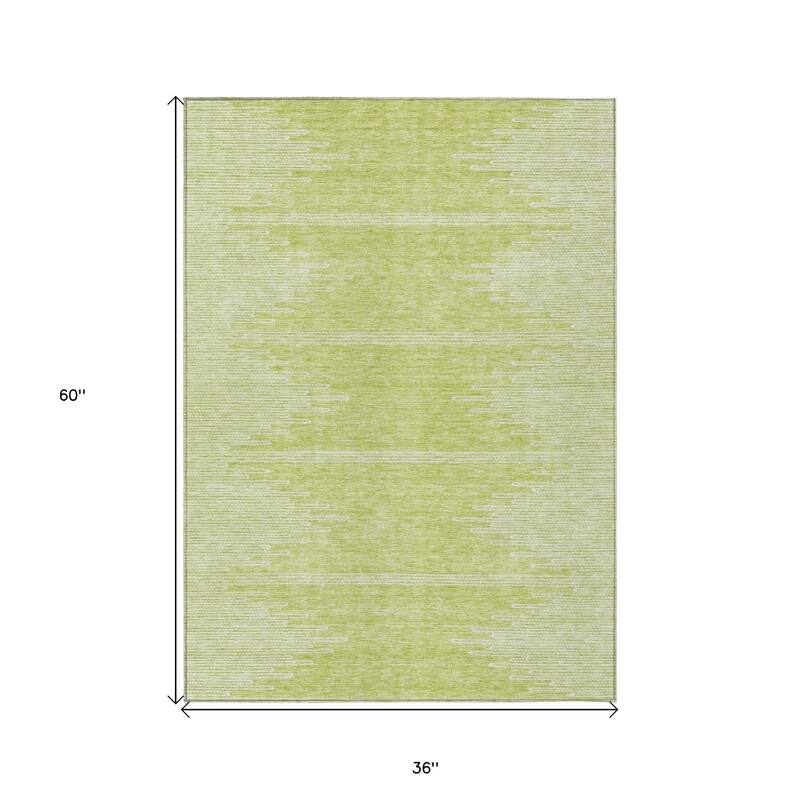 HomeRoots Abstract Transitional Rectangle Outdoor Rug