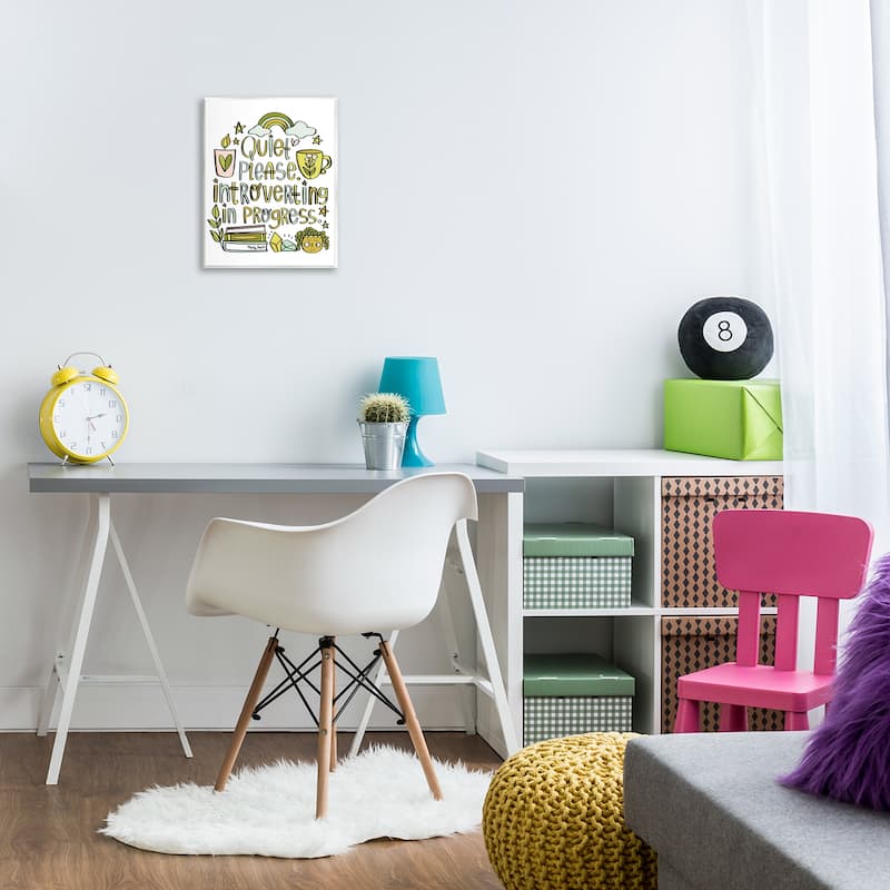 Stupell Introverting In Progress Wall Plaque Art Design By Mandy Ford Art + Illustration