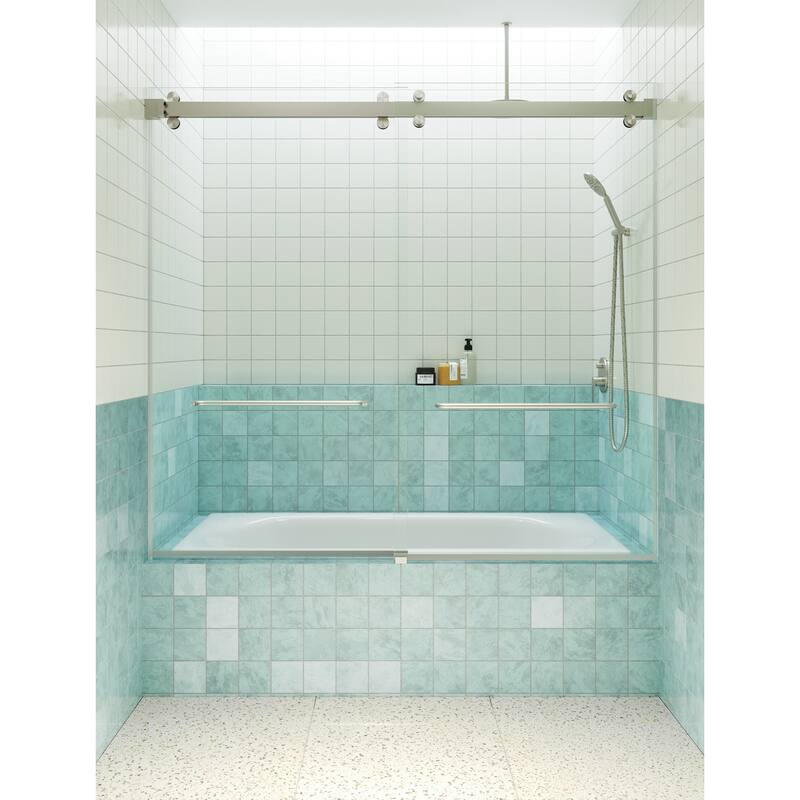 Glass Warehouse B-2DSL60-66 Polaris 66" High x 60" Wide Bypass