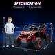 preview thumbnail 35 of 33, 2-Seater Off-Road Electric Truck with Remote Control, 4x200W Powerful