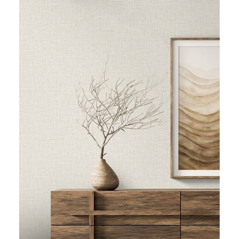 Seabrook Designs Opalind Faux Non-Woven Unpasted Wallpaper