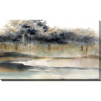 "Silent Waters I (Horizontal)" by Carol Robinson Print on Canvas