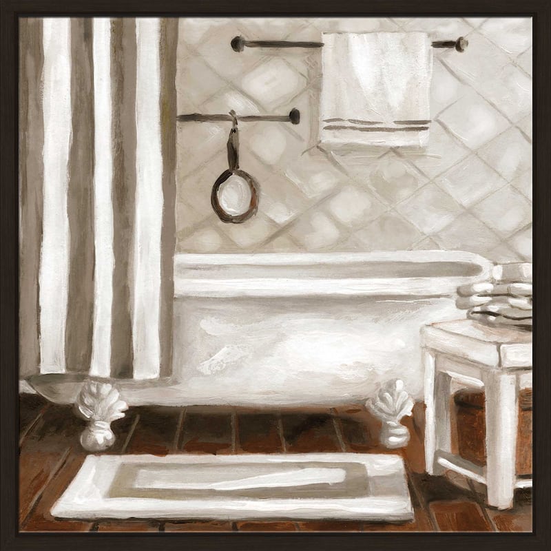 "Soak Simplicity" by Carol Robinson Print on Floating Canvas