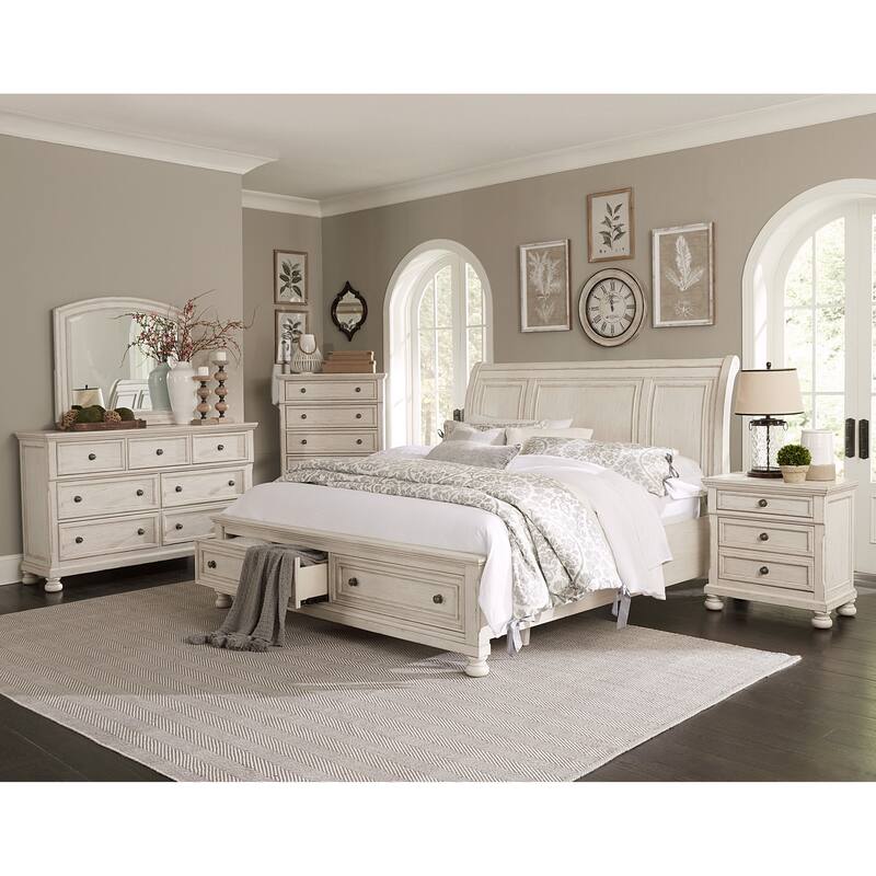 Transitional Wire-Brushed 1pc Nightstand with Hidden Drawer Bun Feet Classic Bedroom Furniture