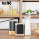 preview thumbnail 6 of 9, Glass Storage Container. Coffee Canister by Kaffe - Stainless Steel