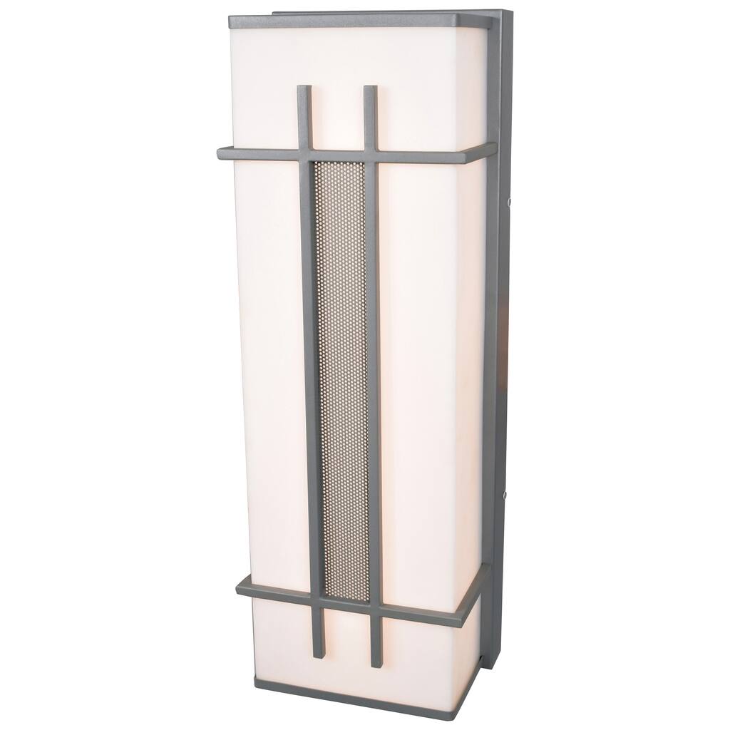 Access Lighting Tuxedo - LED Outdoor Wall Fixture - Small - Satin Finish - Acrylic Lens
